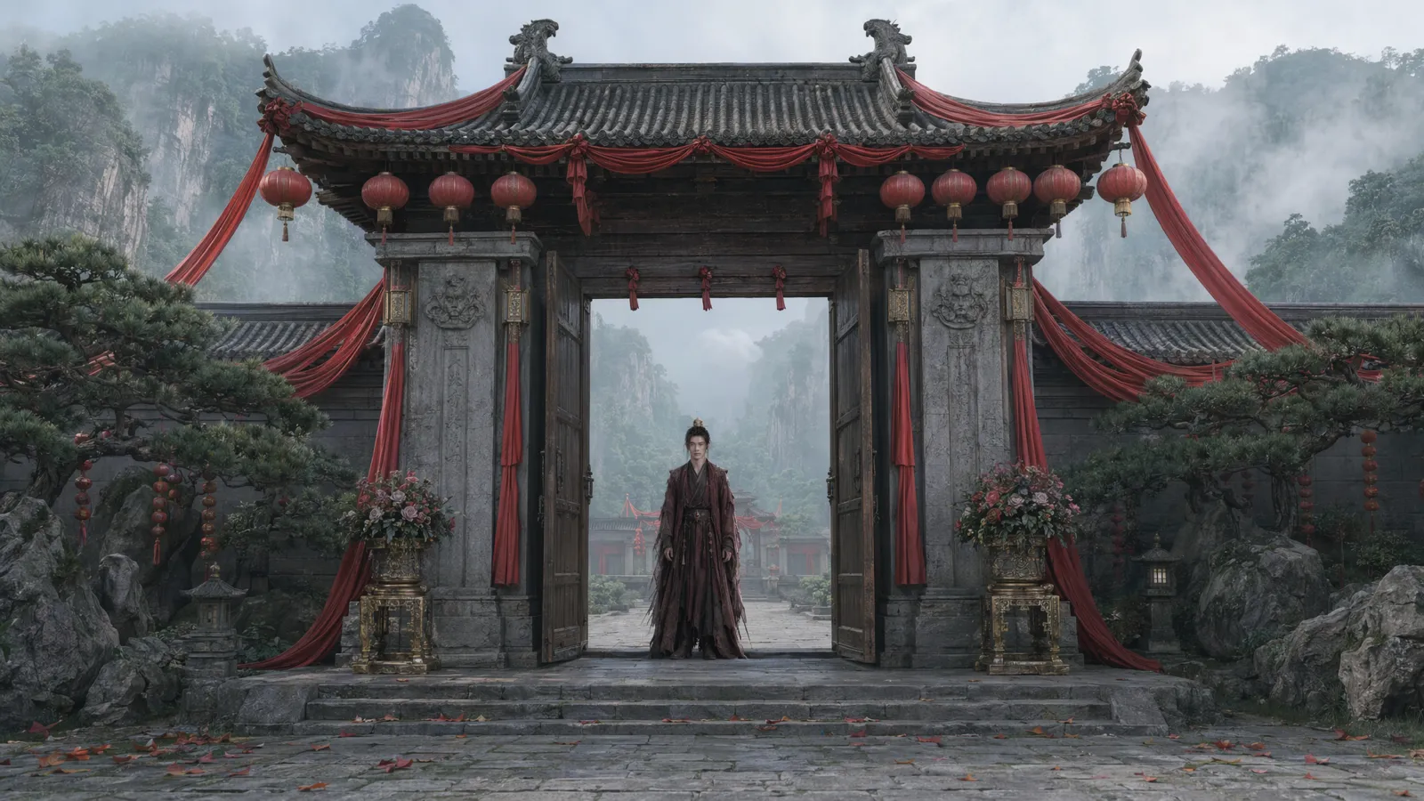 修仙项目中的宗门场景资产